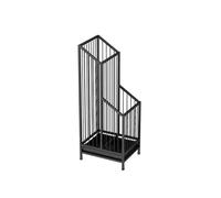 Générique Porte-parapluies d'intérieur Grande capacité, Support de Parapluie sur Pied en métal, avec bac égouttoir Amovible, pour hôtels, Bureaux, Maisons, commerces (Noir, 20 x 25 x 62 cm /
