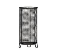 Générique Porte-parapluies Noir avec bac d'égouttage Amovible et 6 Crochets - Porte-parapluies d'entrée Autonome pour Maison, Bureau, hôtel - Design Rond de 50 cm