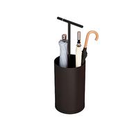 Générique Porte-parapluies Noir élégant - Support d'entrée Autonome pour Cannes et bâtons de Marche avec bac d'égouttage, Organisateur Peu encombrant pour la décoration de la Maison et du Bureau