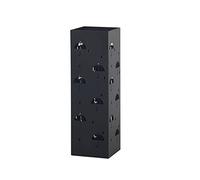Générique Porte-parapluies sur Pied créatif avec bac d'égouttage - Élégant Porte-parapluies en métal pour entrée de Maison, Bureau et Appartement - Design carré Noir