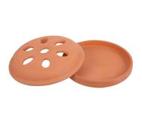 Générique Porte-Parfum Protège Spirales en Céramique Couvercle Marron Résistant à l'usure Diffuseur Décoratif pour Chambre ou Table