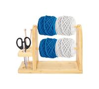 Générique Porte-Pelote en Bois,Support Tournant en Bois Naturel Lisse,Porte-Fil avec Mécanisme Rotatif | pour la Maison, Les Débutants, Les Passionnés de Tricot, Les Adultes, Hommes et Femmes