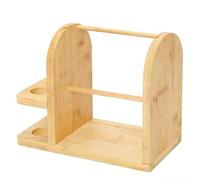 Générique Porte-Pelote en Bois - Support Tournant en Bois Naturel Lisse | Porte-Fil avec Mécanisme Rotatif,pour Maison Intérieur Débutants Adultes Femmes Hommes Cadeau