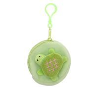 Générique Porte Peluche Kawaii Tortue Cartoon Petit Sac à Pratique et Mignon pour Étudiants et Rangement Écouteurs
