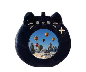 Générique Porte-Photos en Peluche - Sac de Protection,Pochette Doudou Mignonne Portable pour Épingles, Cartes de Crédit, Cartes de Visite - Idéal pour Voyage, École et Usage Quotidien