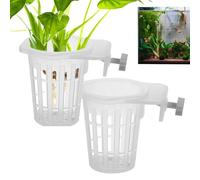 Générique Porte-Plante_d'aquarium - 2pcs Posteur de convivialité, Tasses de planteur d'aquarium pour Plantes_ émenées, Culture de Plantes_aquaponiques et décorations Aqua-Scape
