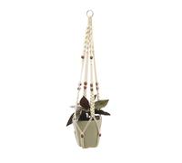Générique Porte-Plante macramé Artisanal Panier de Suspension en Corde Coton Support Pot Fleurs décoratif pour la décoration intérieure