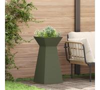 Générique Porte-Plante Vert Olive Métal 35 x 35 x 73 cm Jardinières,Pots & Cache-Pots,6.5KG-873844