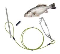 Générique Porte-Poisson - Câble en Acier Inoxydable avec - Porte-Poissons Renforcé 1.20 m,Kayak de Mer Pêche en Eau Salée Eau Douce et Chasse sous-Marine
