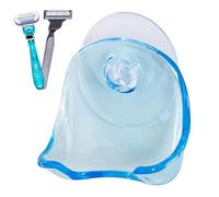 Générique Porte-Rasoir Douche - Ventouse Fixation Verre Carrelage | Électrique Salle Bain Support Rangement Hygiène Accessoire Pratique Organisation Nettoyage