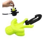 Générique Porte-régulateur de plongée - Clip buccal de plongée 18G 18G, de Porte-Parole compacte et léger pour plongeurs | Clip d'équipement de sécurisé, Support de Poulpe, Accessoire