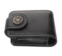 Générique Porte-Rouge à avec Miroir Petit Étui à Rouge à Portable Trousse De Maquillage pour Paquet à Main De Voyage Pochette De Maquillage Noire Accessoires De Beauté