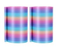 Générique Porte-rouleau de toile à peindre 2pcs en plastique grand format pour dessin diamant avec anneaux de rangement pour projets de bricolage et loisirs