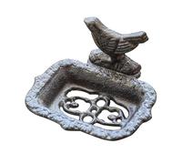 Générique Porte-savon, Boîte à Savon, Décoration Style Rétro, Boîte à Ornement Oiseau, étui Décoratif pour Comptoir, Salle de Bain, Jardin, Table.