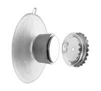 Générique Porte-Savon Magnétique, Support Mural De Salle De Bain À Ventouse | Étagère De Système De Stockage Magnétique en Caoutchouc d'acier Inoxydable sans Perceuse sans avec des Zones De De Dou