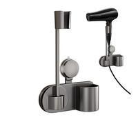 Générique Porte-sèche-cheveux,Ventouse Rangement Moderne Universel,Support mural pour sèche-cheveux | Femme Épouse Petite Amie Famille pour Maison Hôtel Dortoir Chambre Salle de Bain Douche Toilettes