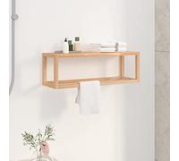 Générique Porte-Serviette 60x20x20 cm Bois Massif de Noyer,Maison & Jardin, Accessoires de Salle de Bain, Porte-Serviettes, Brun (Poids 1.85KG)