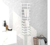 Générique Porte-Serviette Blanc 24x12x96 cm Acier Maison & Jardin Accessoires de Salle de Bain Porte-Serviettes (Poids 2.16KG)