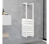Générique Porte-Serviette Blanc 25x20x95 cm Acier,Accessoires de Salle de Bain,Porte-serviettes-336117