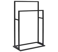 Générique Porte-Serviettes sur Pied Noir 48x24x78,5 cm Fer,Maison & Jardin,Accessoires de Salle de Bain,Porte-Serviettes,Noir,2.08KG,336127