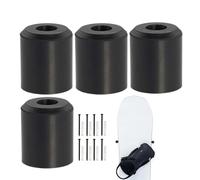 Générique Porte Snowboard Murale - Organisateur Flottant sans Dommage - Ensemble de 4 Crochets pour Planche à Neige,pour Garage Intérieur Chambre Entrée Salon Hommes Femmes Matériel de Ski