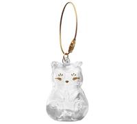 Générique Porte-Souvenir de Poils d'animal,Collection de Bocal à Médaillons de Poils de Chat - Porte-Clefs Commemoratif pour Hommes Femmes Famille