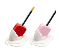 Générique Porte-stylo de bureau | 2 Organisateurs Forme De Glace Sucette Fondante | 2 range-stylos pour bureau | pour salle beauté dortoir étudiant lieu travail appartement maison et