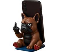 Générique Porte-téléphone drôle Bulldog, Support de téléphone de Bulldog du Majeur Rebelle, Support de téléphone de téléphone Portable Compatible, Portefeuille de téléphone Majeur Bulldogs,A Pcs