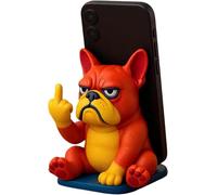 Générique Porte-téléphone drôle Bulldog, Support de téléphone de Bulldog du Majeur Rebelle, Support de téléphone de téléphone Portable Compatible, Portefeuille de téléphone Majeur Bulldogs,B Pcs