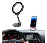 Générique Porte-Téléphone Magnétique pour Voiture | Monture Magnétique Rotative à 360° pour Téléphone,Support de Navigation Automobile,pour Voyages, Voitures, Camions, Véhicules, Road Trip, SUV,