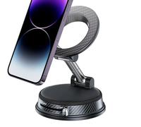 Générique Porte-Téléphone Magnétique pour Voiture,Support Mobile Pliable - Porte-Téléphone Magnétique Pliable Rotatif 360 Degrés,pour Streaming en Direct, SUV, Véhicules