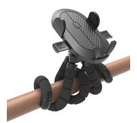 Générique Porte-Téléphone Universel pour Poussette | Support pour Smartphone Rotatif 360° | Monture Anti-Vibrations Universelle pour Fauteuil Roulant, Voiturette de Golf, Kayak, Vélo, Tapis Roulant,