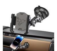 Générique Porte-Téléphone Voiture,Support À Ventouse pour Automobile - Rotation 360° Support Téléphone Auto Pare-Brise,pour GPS Navigation Contrôle Musical Streaming Vidéo