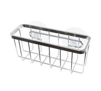 Générique Porte-torchons à vaisselle - Support en acier inoxydable, organisateur d'évier à ventouse, porte-éponge auto-drainant, support de rangement d'angle antirouille - pour la cuisine