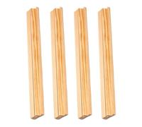 Générique Porte-Tuiles en Bois pour Le | 4 Pièces, Accessoires Légers pour Jeu de Table | Racks pour Jeux de avec Poussoirs | pour Dominos, Fêtes et Soirées, Maison, Voyage, Club, Femmes et