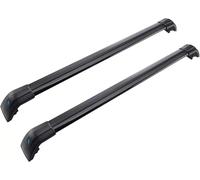 Générique Porte-Vélos Barres Transversales 2 Pièces, Porte-Bagages De Toit, Barres De Chargement Verrouillables pour CRV pour CR-V 2023-2025 Support Toit(Black)