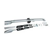 Générique Porte-Vélos Lot De 2 Rails De Toit Latéraux pour Barres De Toit, Accessoires Noirs pour Land pour Cruiser FJ200 LC200 2008-2019 2020 2021 Support Toit(Argent)