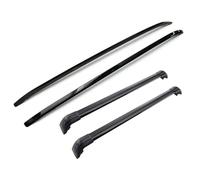 Générique Porte-Vélos Lot De 4 Barres De Toit + Barres Transversales pour Porte-Bagages, pour Range pour Rover pour Evoque 2012-2017 2018 2019 Support Toit(Balck Crossbar)