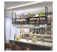 Générique Porte-Verres à vin Suspendu réglable, Style Rustique, pour différents Types de Verres. Support Mural Vintage Style loft, rétro, européen et américain, pour intérieur.