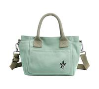 Générique Portefeuille 8 Portefeuille Fil Ladies Trendy Summer Hand Bag Lunch Enfants Filles École (Green, One Size)