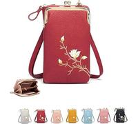 Générique Portefeuille bandoulière pour femme avec support pour téléphone portable, sac de voyage tendance (1pcs-a)