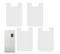 Générique Portefeuille Collant pour Le téléphone | Sleeve de Support de Carte à 4 Packs | 5.6x8,6 cm Silicone Adhesive Schech pour Cartes d'identité de crédit | Étui de téléphone Universel ajusté
