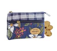 Générique Portefeuille Compact pour Femme,Pochette Compacte Style Bohème,Petit Portefeuille À Clé | pour Sacs À Main Sacs À Dos Usage Voyage Plein Air Randonnée Courses Maison