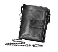 Générique Portefeuille en Cuir de Vachette pour Hommes,Portefeuilles à | Fermeture éclair pour Hommes,Portefeuille de Cartes en Cuir de Vache véritable pour | Vertical à Fermeture à glissière