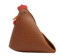 Générique Portefeuille en Forme d'animal - Mini Portefeuille en Cuir PU en Forme De Coq, Sac pour Écouteurs, Étui À Clés De Dessin Animé avec Boucles pour Espèces, Clés, Pièces De Monnaie, Et Adultes