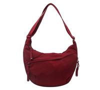 Générique Portefeuille Été Bag College Leather Handbag Work Bag Purse Portefeuille De Téléphone Main Bandoulière Pour (Red, One Size)