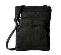 Générique Portefeuille Petit Facile Bag Head Layer Cowhide Shoulder Bag PU Leather Women's Bag Grands Cosmétiques Pour Organisateur De Femmes (Black, One Size)