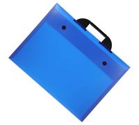 Générique Portefeuille Portable A3 Bleu en Plastique Étanche, Design Multifonctionnel pour Bureau, Dossier pour Œuvres d'art et Croquis