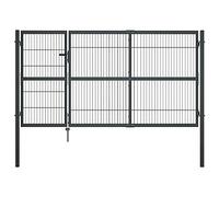 Générique Portillon avec poteaux Acier 350 x 140 cm Anthracite,Quincaillerie,Clôtures & rières,Portillons,Anthracite,66.76KG,144401