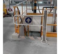 Générique Portillon de sécurité Automatique à Ressort pour allées d'entrepôt, Porte tournante unidirectionnelle pour Bureaux et commerces, Porte Simple (Droite, 90 x 100 cm)
